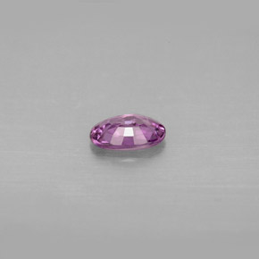 Zafiro violeta natural de 0,46 ct, corte óvalo, VVS