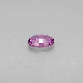 Zafiro violeta natural de 0,50 ct, corte óvalo, VVS-VS