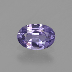 Zafiro violeta natural de 0,51 ct, corte óvalo, VVS-VS
