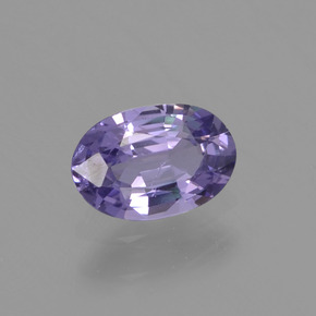 Zafiro violeta natural de 0,51 ct, corte óvalo, VVS-VS