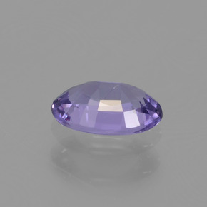 Zafiro violeta natural de 0,51 ct, corte óvalo, VVS-VS