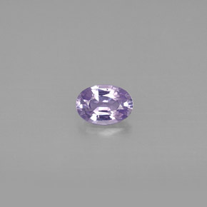 Zafiro violeta natural de 0,52 ct, corte óvalo, IF