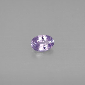 Zafiro violeta natural de 0,52 ct, corte óvalo, IF
