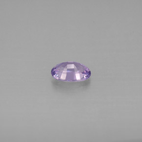 Zafiro violeta natural de 0,52 ct, corte óvalo, IF