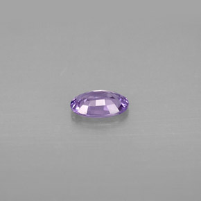 Zafiro violeta natural de 0,47 ct, corte óvalo, VVS-VS