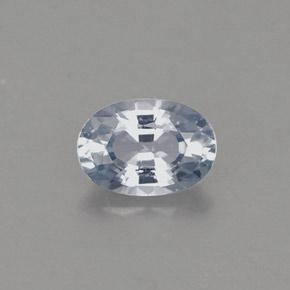 Zafiro azul natural de 0,60 ct, corte óvalo, VVS-VS