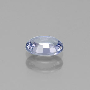 Zafiro violeta natural de 0,60 ct, corte óvalo, VVS-VS