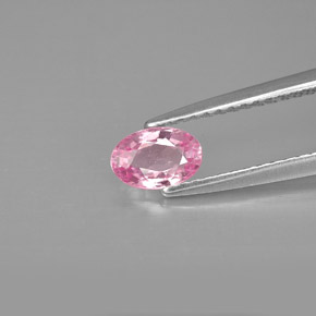 Zafiro rosa natural de 0,60 ct, corte óvalo, VVS
