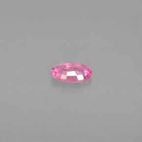 Zafiro rosa natural de 0,49 ct, corte óvalo, VVS