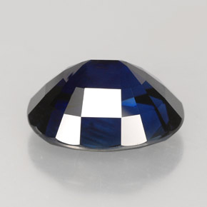 Zafiro azul natural de 5,95 ct, corte óvalo, VVS