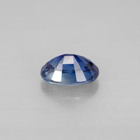 Zafiro azul natural de 1,21 ct, corte óvalo, VVS-VS