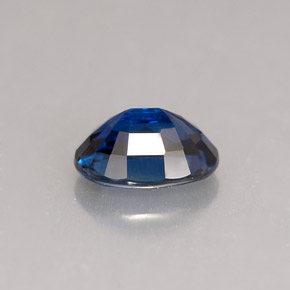 Zafiro azul natural de 1,14 ct, corte óvalo, VVS-VS