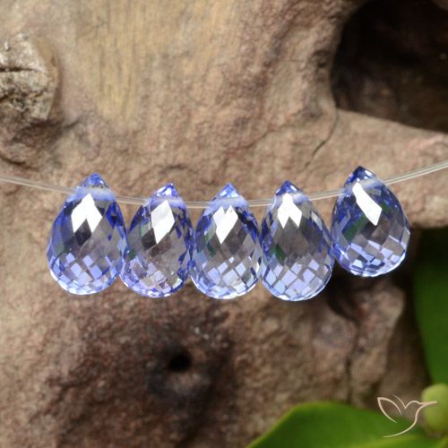 3.82ctw Natural Intense Blue  Zafiro, Corte Briolette, VVS-VS
