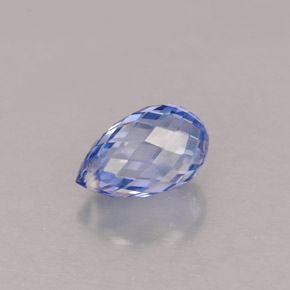 Zafiro azul natural de 1,11 ct, briolette, VS