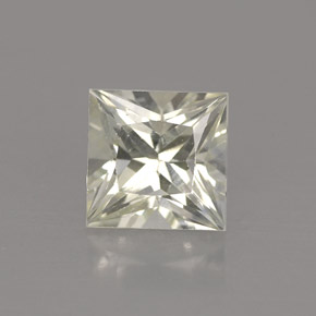 Zafiro amarillo natural de 1,56 ct, cuadrado, VVS-VS