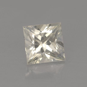 Zafiro amarillo natural de 1,56 ct, cuadrado, VVS-VS