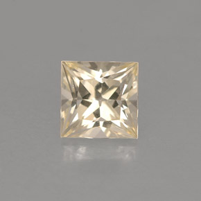 Zafiro amarillo natural de 1,01 ct, cuadrado, VVS-VS