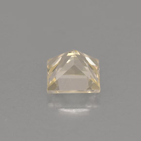 Zafiro amarillo natural de 1,01 ct, cuadrado, VVS-VS