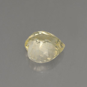 Zafiro amarillo natural de 1,53 ct, forma de corazón, VVS-VS