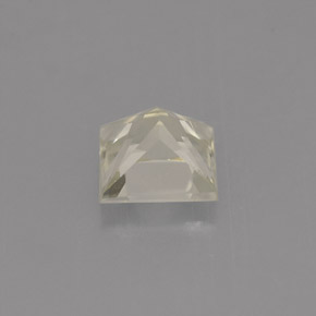 Zafiro amarillo natural de 0,96 ct, cuadrado, VVS-VS
