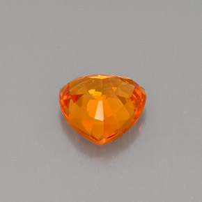 Zafiro naranja natural de 0,78 ct, trillón, VS