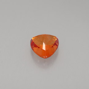 Zafiro naranja natural de 0,97 ct, trillón, VS