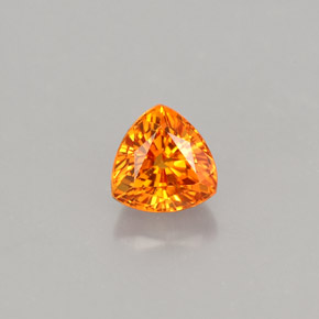 Zafiro naranja natural de 1,05 ct, trillón, VVS-VS