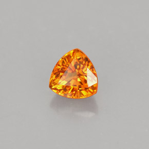 Zafiro naranja natural de 1,05 ct, trillón, VVS-VS