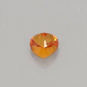 Zafiro naranja natural de 1,05 ct, trillón, VVS-VS