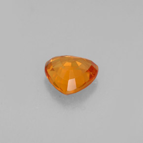 Zafiro naranja natural de 0,77 ct, trillón, VVS-VS