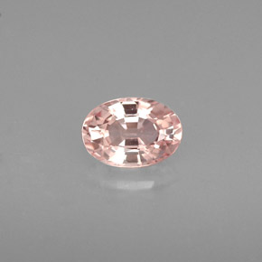 Zafiro rosa natural de 0,70 ct, corte óvalo, VVS
