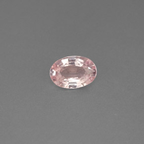 Zafiro rosa natural de 0,51 ct, corte óvalo, VS