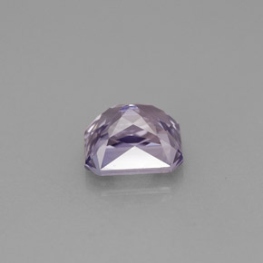 Zafiro violeta natural de 1,86 ct, corte esmeralda, VVS