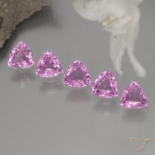 1.38ctw Natural Rosado claro Zafiro, Trillón, VVS-VS