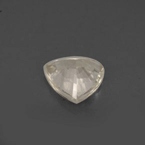 Zafiro amarillo natural de 0,97 ct, trillón, VVS-VS