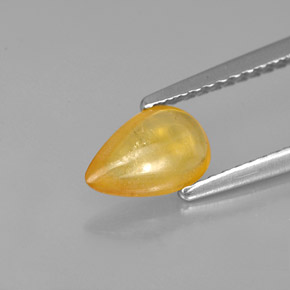 Zafiro oro natural de 0,92 ct, transparente, transparente / translúcido