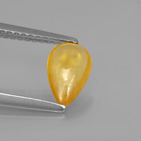 Zafiro oro natural de 0,92 ct, transparente, transparente / translúcido