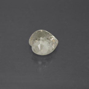 Zafiro amarillo natural de 1,35 ct, forma de corazón, VVS-VS