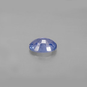 Zafiro azul natural de 0,98 ct, corte óvalo, VS