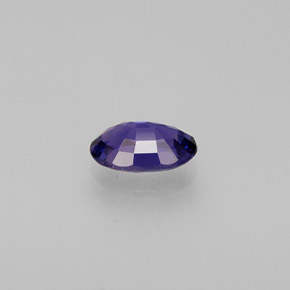 Zafiro violeta natural de 0,54 ct, corte óvalo, VVS-VS
