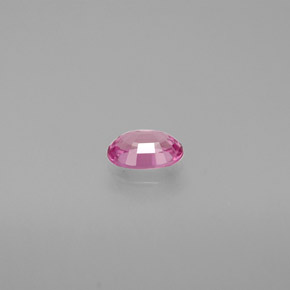 Zafiro rosa natural de 0,53 ct, corte óvalo, VVS