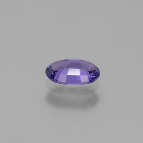 Zafiro violeta natural de 0,51 ct, corte óvalo, VVS-VS