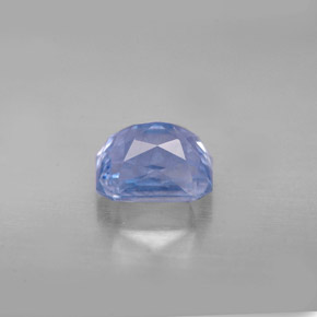 Zafiro azul natural de 2,38 ct, corte esmeralda, VS