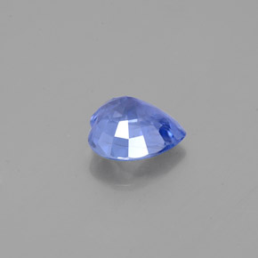 Zafiro azul natural de 0,92 ct, forma de corazón, VS-SI