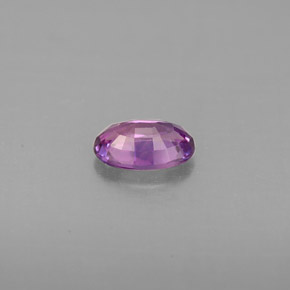 Zafiro púrpura natural de 0,60 ct, corte óvalo, VVS-VS