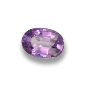 Zafiro violeta natural de 0,52 ct, corte óvalo, VVS-VS
