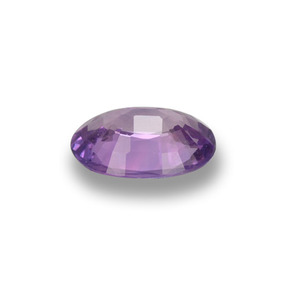 Zafiro violeta natural de 0,52 ct, corte óvalo, VVS-VS