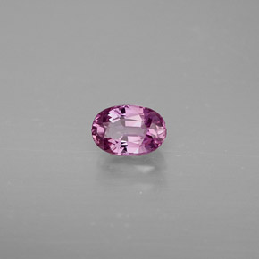 Zafiro violeta natural de 0,71 ct, corte óvalo, VVS-VS