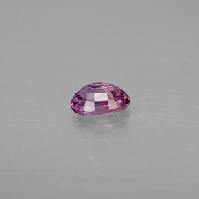 Zafiro violeta natural de 0,71 ct, corte óvalo, VVS-VS