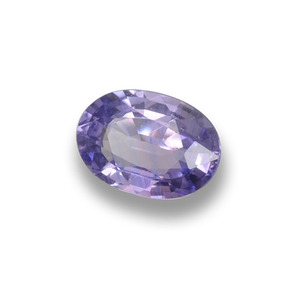 Zafiro violeta natural de 0,55 ct, corte óvalo, VS